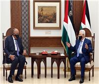 وزير الخارجية  يؤكد للرئيس الفلسطيني مواصلة القاهرة مساعيها للبناء على وقف إطلاق النار