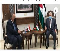 محمود عباس يستقبل وزير الخارجية