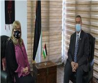 سفير فلسطين بالقاهرة يلتقي نظيرته السلوفينية