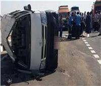مصرع وإصابة ١٠ مواطنين في حادث سير بوسط سيناء