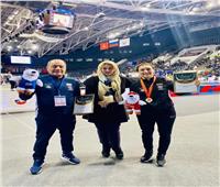 وزير الرياضة يهنىء سمر حمزة بالفوز ببطولة الجائزة الكبرى للمصارعة بروسيا