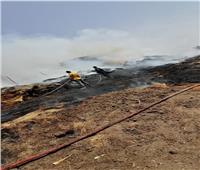 فيديو | السيطرة علي حريق بمصنع كتان بقرية بسمنود