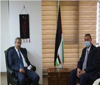 سفير فلسطين يلتقي أمين عام مساعد الصندوق العربي للمعونة الفنية للدول الأفريقية
