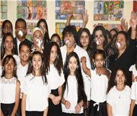 فيديو| وزيرة الثقافة: شاهدنا إنجاز أطفال 57357 فى معرض دونزي التشكيلي