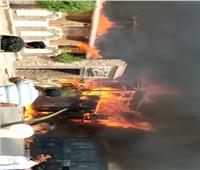 السيطرة على حريق في كافتيريا بكورنيش السويس 
