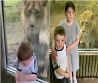 أسد ينقض على طفل في حديقة حيوان | صور