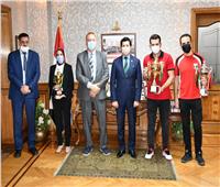 وزير الرياضة يكرم منتخب مصر للشطرنج  