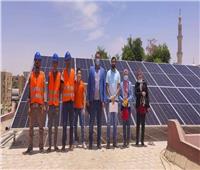 تشغيل المكتبة العامة في الوادي الجديد بالطاقة الشمسية 