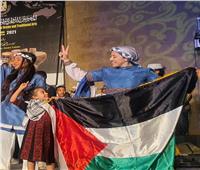 فلسطين تشارك في المهرجان الدولي للفنون التراثية بمصر | صور