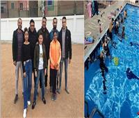 مركز شباب بالمنوفية يشارك في بطولة القطاعات لسباحة الزعانف 