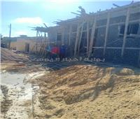إزالة بناء مخالف في قرى العامرية غرب الإسكندرية| صور