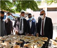 محافظ قنا يتفقد مخبز آلي بمدينة نجع حمادي