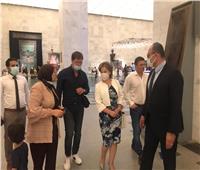 نَائبة وزيرة الثقافة الروسية تشيد بالحضارة المصرية العريقة خلال زيارتها لمتحف الحضارة 
