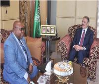 سفير السعودية لدى مصر يلتقي بسفير بوروندي