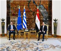 السيسي ورئيس وزراء اليونان يؤكدان أهمية التوصل إلى اتفاق قانوني عادل حول ملئ وتشغيل سد النهضة 