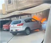 إنقاذ العشرات من حريق هائل في السعودية.. فيديو