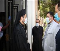 الأنبا باخوم يستقبل نائب محافظ القاهرة بمقر جمعية العناية الآلهية