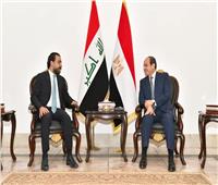 الرئيس السيسي يؤكد موقف مصر الداعم لاستعادة أمن ووحدة العراق 
