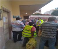 «تضامن الإسكندرية» تواصل تقديم المساعدات لـ 33 أسرة بعقار العطارين المنهار