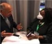«شكري» يلتقي وزيرة خارجية كينيا على هامش اجتماعات روما
