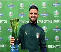 يورو 2020| «لورنزو إنسيني» يفوز بجائزة رجل مباراة «إيطاليا وبلجيكا»