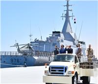 السيسي يتابع فعاليات المناورة «قادر 2021» بقاعدة 3 يونيو البحرية