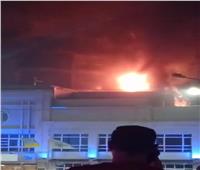 حريق بفندق شهير على كورنيش الإسكندرية | فيديو وصور