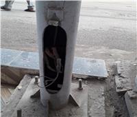 مصرع عامل «صعقا بالكهرباء» أعلى عمود إنارة في بني سويف