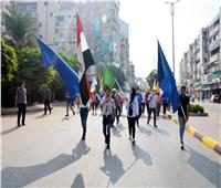 الهجان يشهد مسيرة شبابية ويؤكد: ثورة 30 يونيو ساهمت في بناء الجمهورية الجديدة