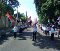 احتفالا بـ30 يونيو |١٠٠٠ شاب ينظمون مسيرة من الأوبرا لمركز شباب الجزيرة 