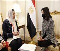 مايا مرسي تلتقي بوزيرة شؤون المرأة بأفغانستان