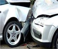 إصابة 5 أشخاص في حادث تصادم سيارتين في بني سويف
