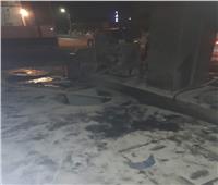 السيطرة على حريق شب في محطة وقود ببني سويف