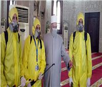 تكثيف تعقيم ونظافة مساجد الإسكندرية لصلاة العيد 