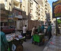 عمال النظافة بطنطا ورئيس حي ثان: عيدنا بالشارع ولم نذهب للبيت|| صور