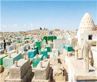 إقبال كبير من أهالي المنيا علي مقابر آل البيت بالبهنسا