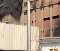 السيطرة على حريق أسفل مبنى غير مأهول بالسكان في المنيا