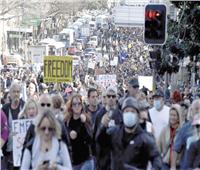 مظاهرات وصدامات مع الشرطة فى أستراليا رفضًا للإغلاق