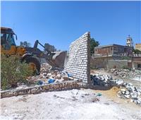 حملات لإزالة أعمال البناء المخالف بأحياء الإسكندرية