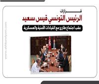 ننشر أبرز تصريحات الرئيس التونسي قيس سعيد | إنفوجراف