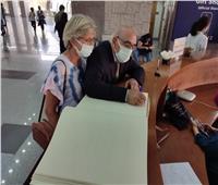 سفيرا جنوب أفريقيا وأورجواي يزوران متحف الحضارة وينبهران بكنوزه الأثرية