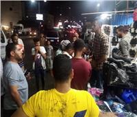 حملة ليلية لإزالة الإشغالات بكورنيش مدينة مرسى مطروح