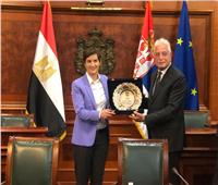 رئيسة وزراء صربيا تستقبل محافظ جنوب سيناء بمقر رئاسة الوزراء في بلجراد