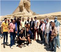 وزارة السياحة والآثار تنظم رحلة توعية للطلاب المتفوقين من سيناء      