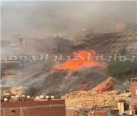 حريق «اسطبل عنتر» بمصر القديمة يطال معهدا أزهريا وعددا من المنازل |صور