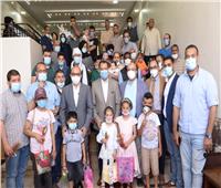 عودة الابتسامة لـ٣٠ طفلاً ليبياً بعد إجرائهم عمليات جراحية بجامعة أسيوط 