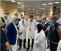 وزيرة الصحة تتفقد الحجر الصحي بمطار الأقصر ومتابعة تطبيق الإجراءات الاحترازية 