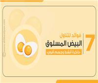 انفوجراف| 7 فوائد لتناول البيض المسلوق.. أبرزها «ذاكرة أنشط وجسم أقوى»