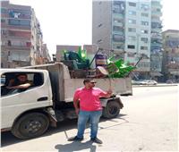 حملة إشغالات وكلبشة السيارات المخالفة في بولاق الدكرور |صور