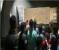 اكتب اسمك هيروغليفي.. متحف كفر الشيخ يستقبل مجموعة من الأطفال الأيتام 